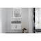 Castello Usa Amazon 24-inch White Vanity Set with Gray Top and Gold Handles CB-MC-24W-GLD-2056-GR - alternate 5